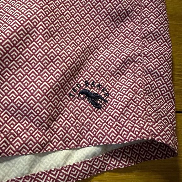 Ted Baker Pinch geo print swim shorts 5 xl - Picture 2 of 9